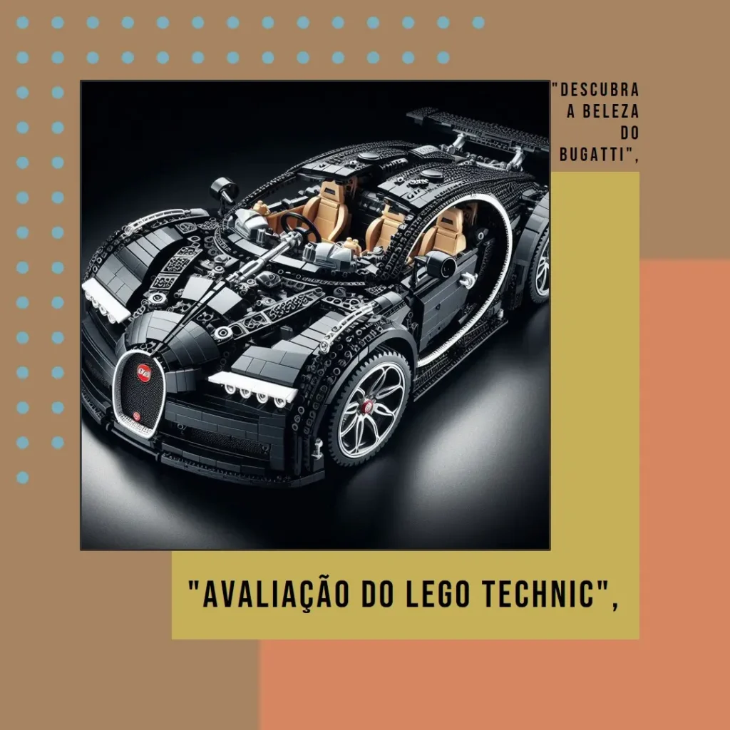 LEGO Technic 42162 Bugatti Agile Blue: Conjunto de Montagem Detalhado e Realista