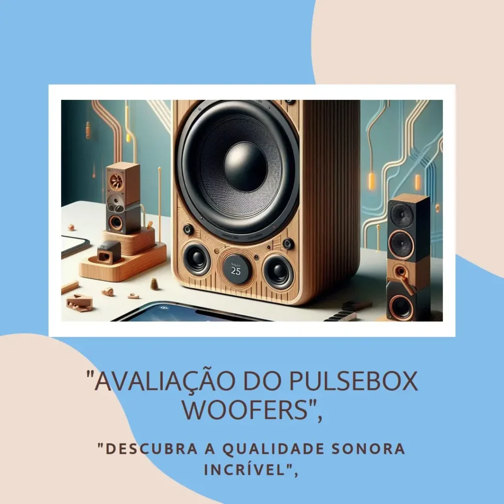 PulseBox 2x Woofers 6.5 Polegadas 600W Pulse - SP504: Som Potente e Conectividade Completa