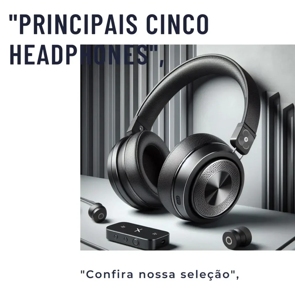 Principais Cinco  headphones bluetooth