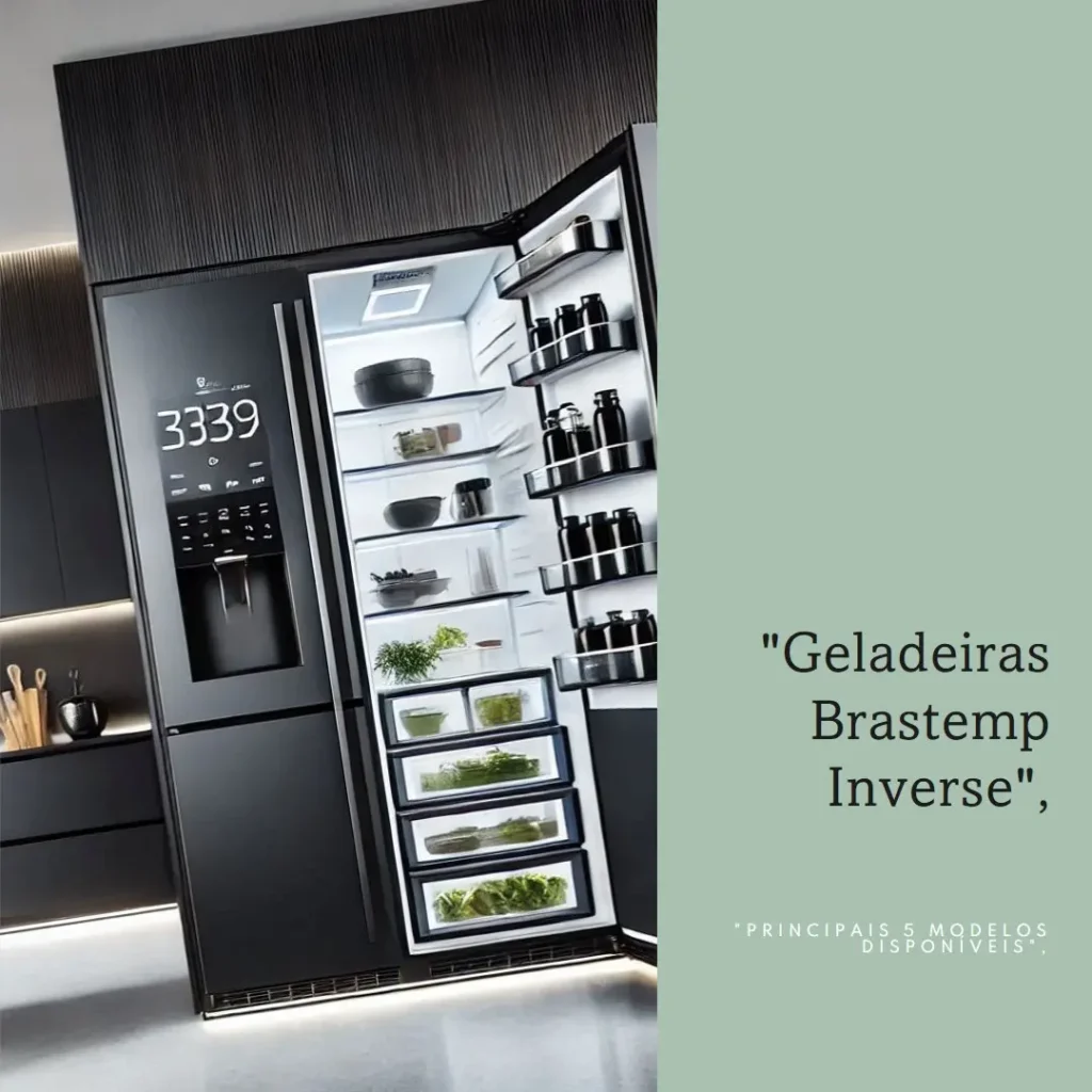 Principais 5 geladeira preta Brastemp inverse