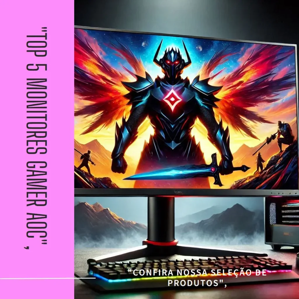 Top 5  monitor gamer AOC Agon led 24.5 240hz