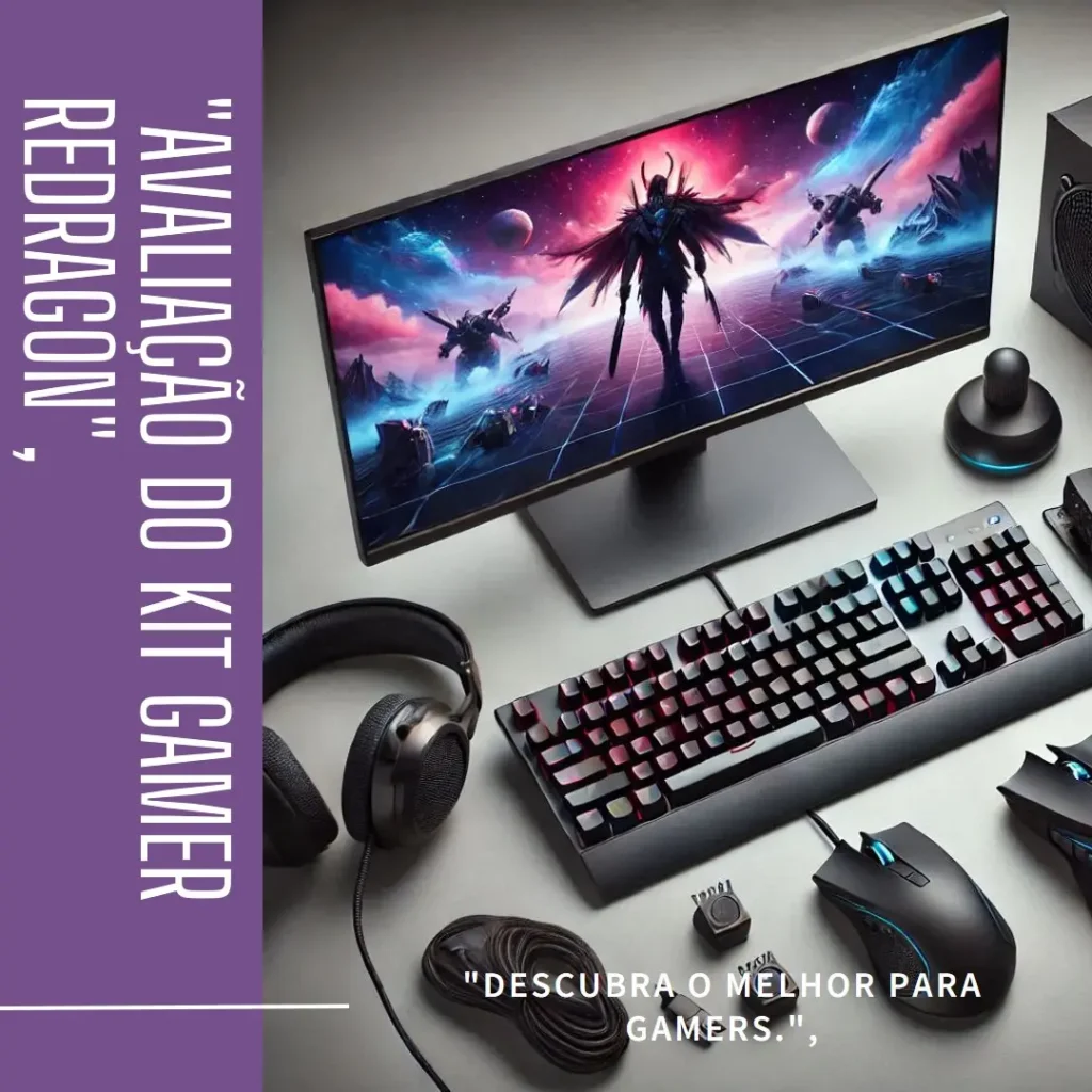 Kit Gamer RGB Redragon S125: Teclado, Mouse e Headset Completo