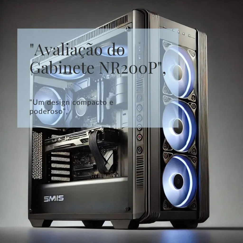 Gabinete Cooler Master MasterBox NR200P SFX com Vidro Temperado