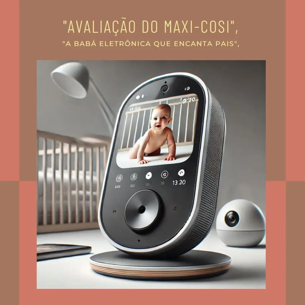 Maxi-Cosi Babá Eletrônica See: Câmera HD e Conforto para os Pais