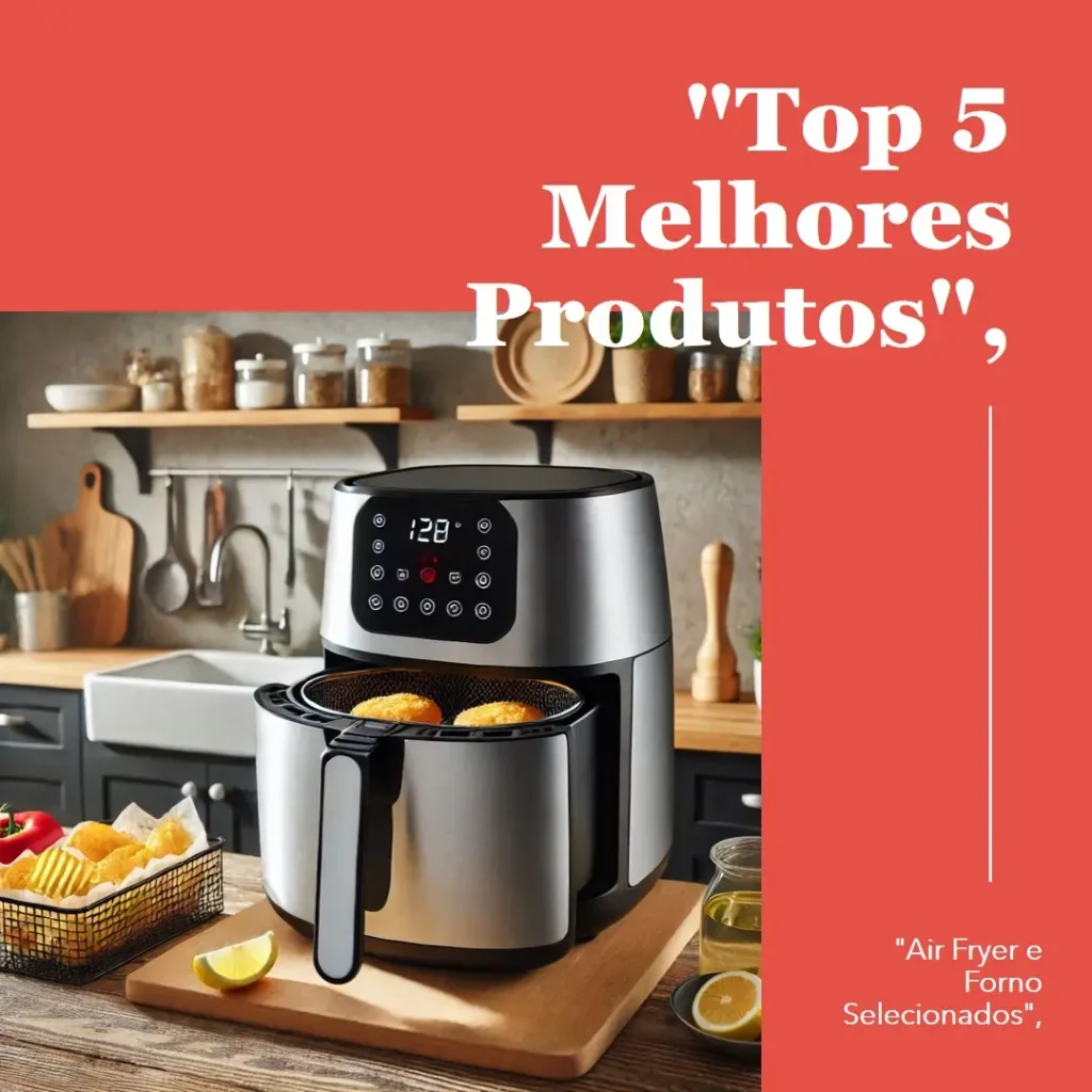 Lista de 5 Melhores:  air fryer e forno