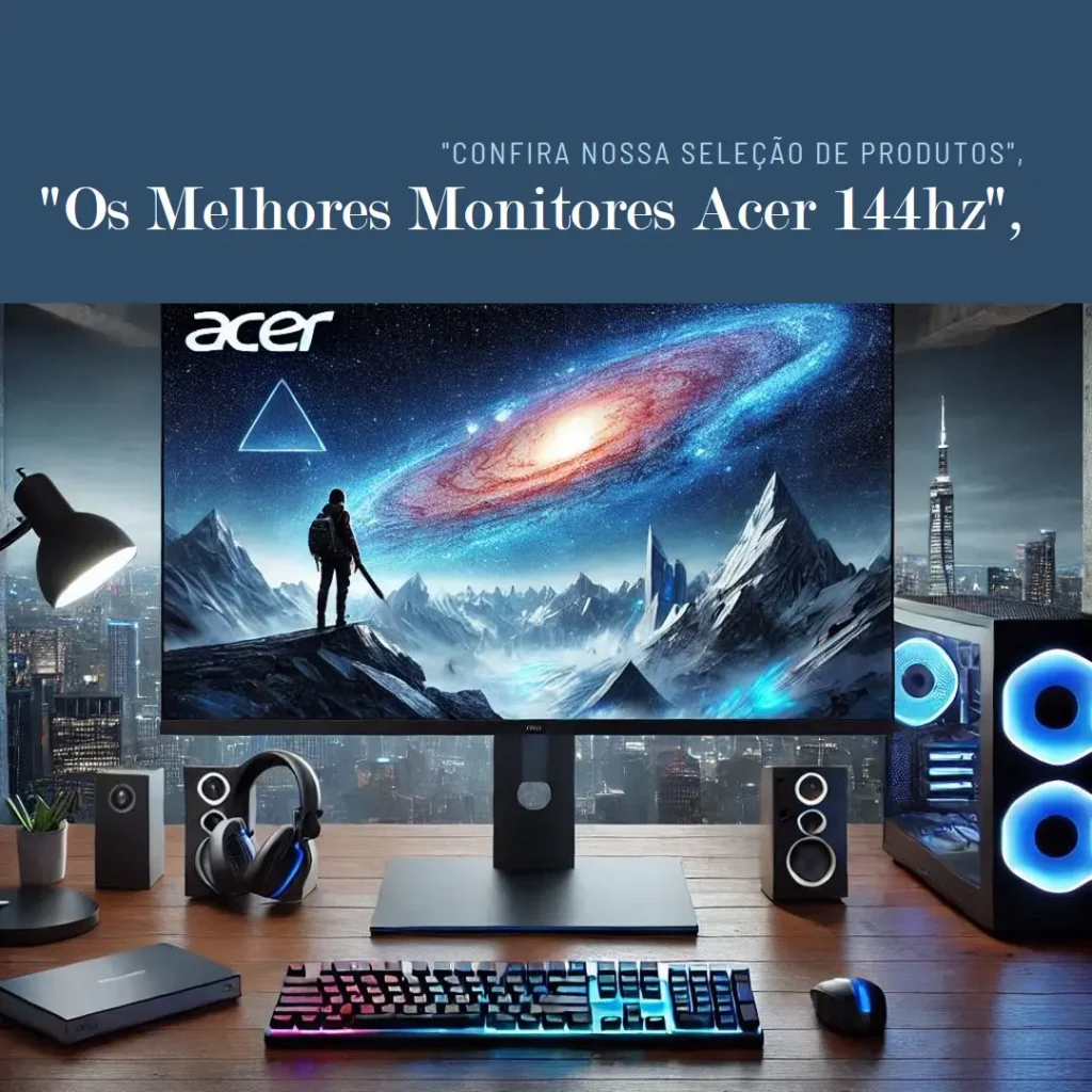 Lista de 5 Melhores:  monitores Acer 144hz