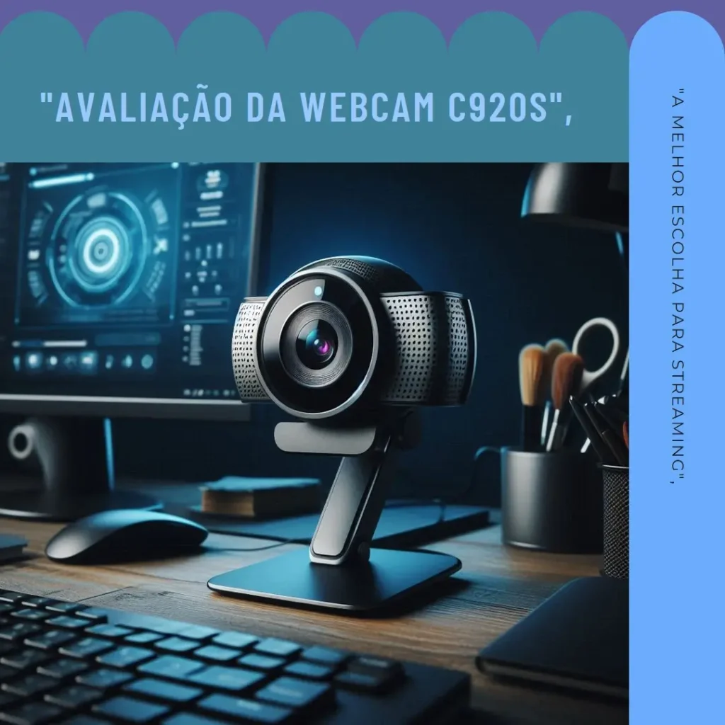 Logitech Webcam HD Pro C920S 1080p USB: Qualidade e Conectividade