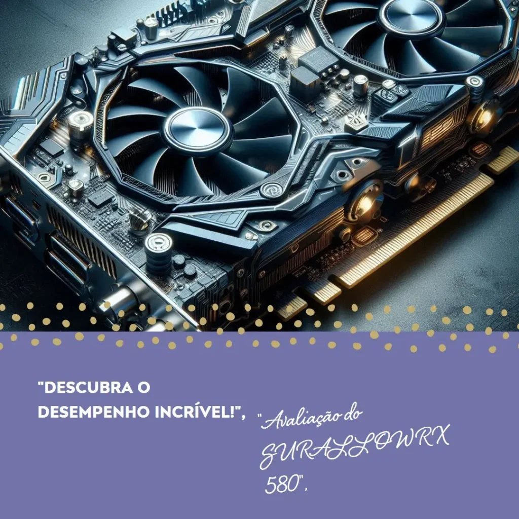 SURALLOW Placa Gráfica AMD Radeon RX 580 8GB: Desempenho, Resfriamento e Qualidade Gráfica
