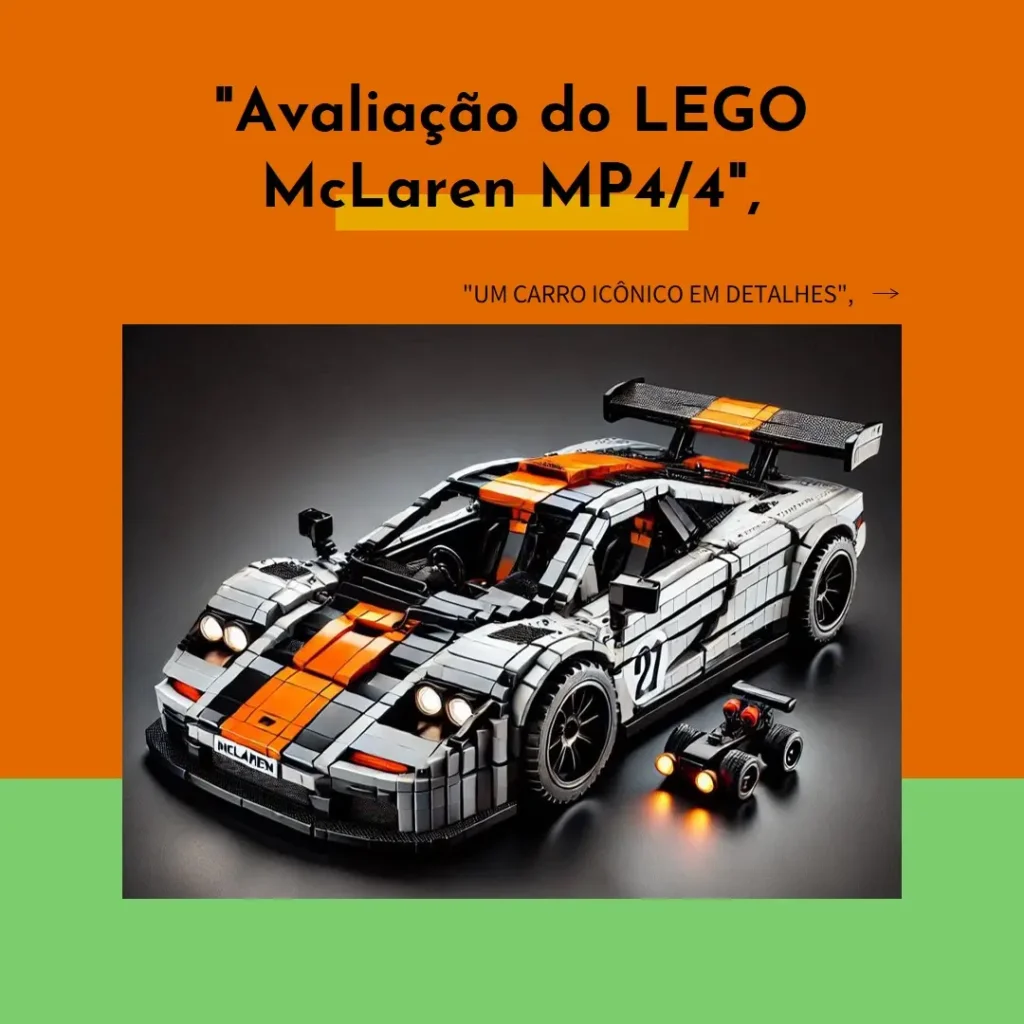 LEGO Set Icons 10330 McLaren MP4/4 e Ayrton Senna: Uma Homenagem à Velocidade