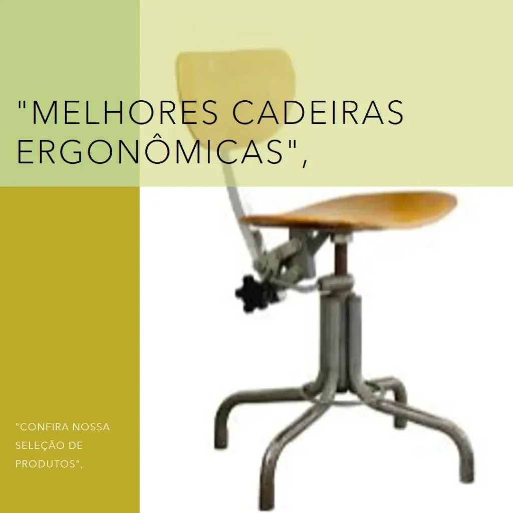 Melhores 5 cadeira escritorio ergonomica