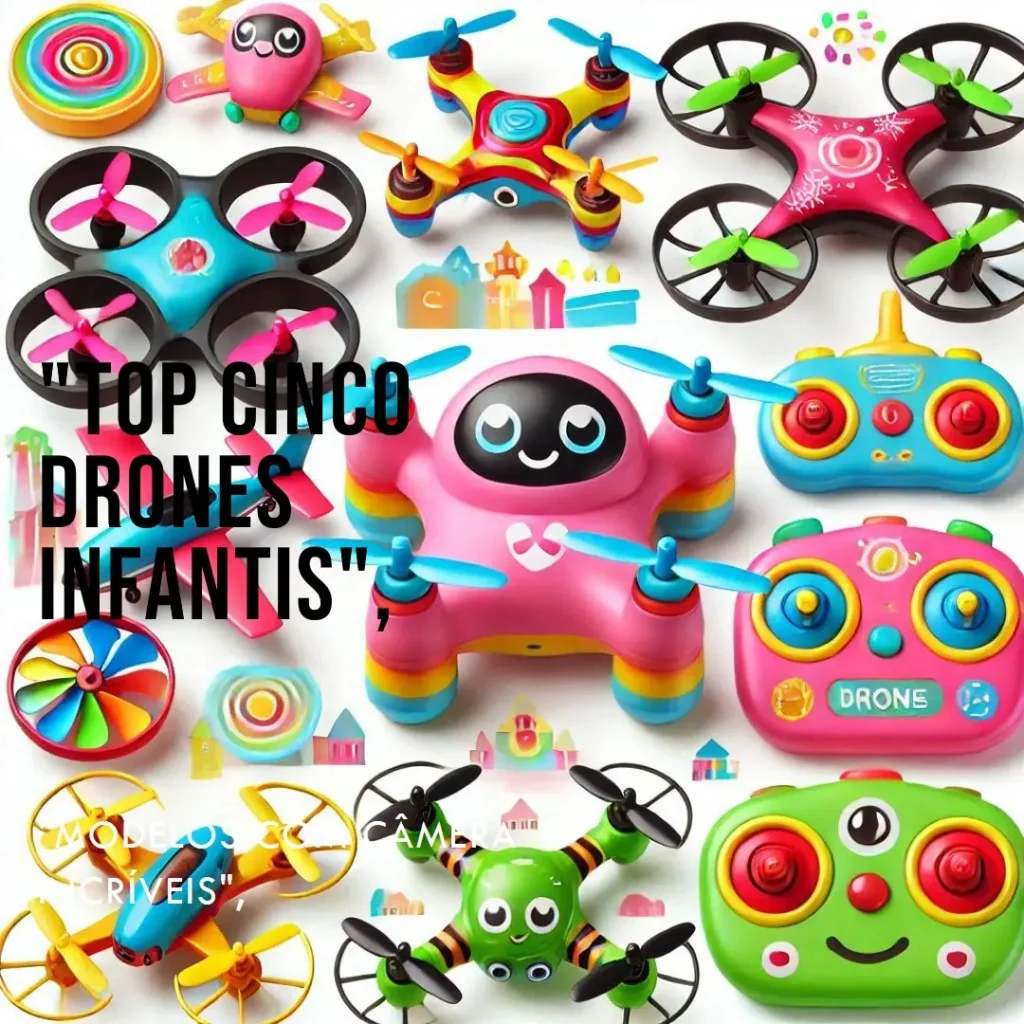 Top Cinco Modelos de  drone infantil com camera