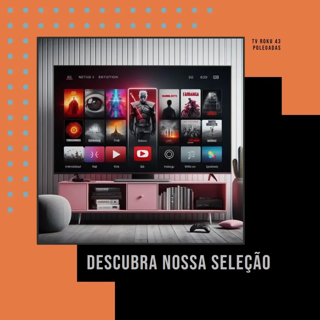 Principais Cinco TV Roku 43 polegadas