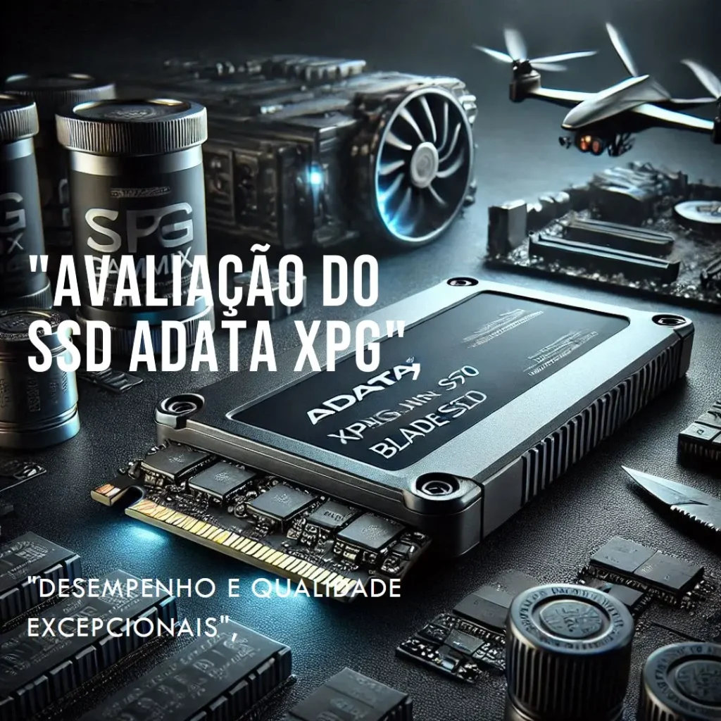 SSD Adata XPG Gammix S70 Blade 1TB NVMe M.2 2280: Desempenho Extremo e Dissipação Eficiente