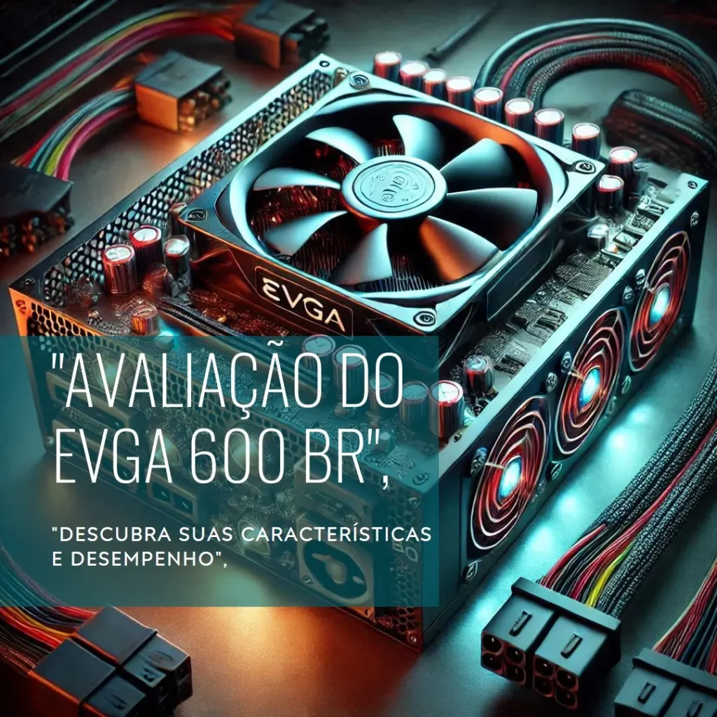 EVGA 600 BR 80+ Bronze 600W - Fonte de Alimentação Confiável