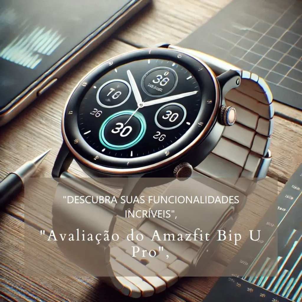 Amazfit Bip U Pro Smartwatch com Alexa Integrada: Funcionalidade e Estilo