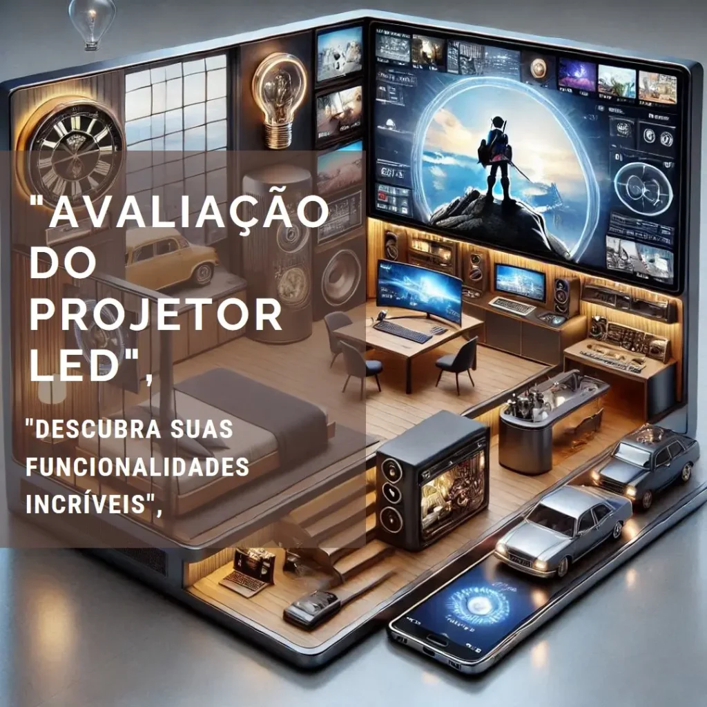 Projetor Led Multimídia 3100 Lúmens Full HD 1080p HDMI/USB