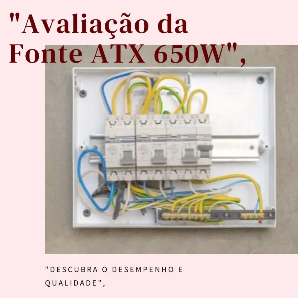 Fonte ATX 650W CV650 80 Plus Bronze: Potência e Eficiência