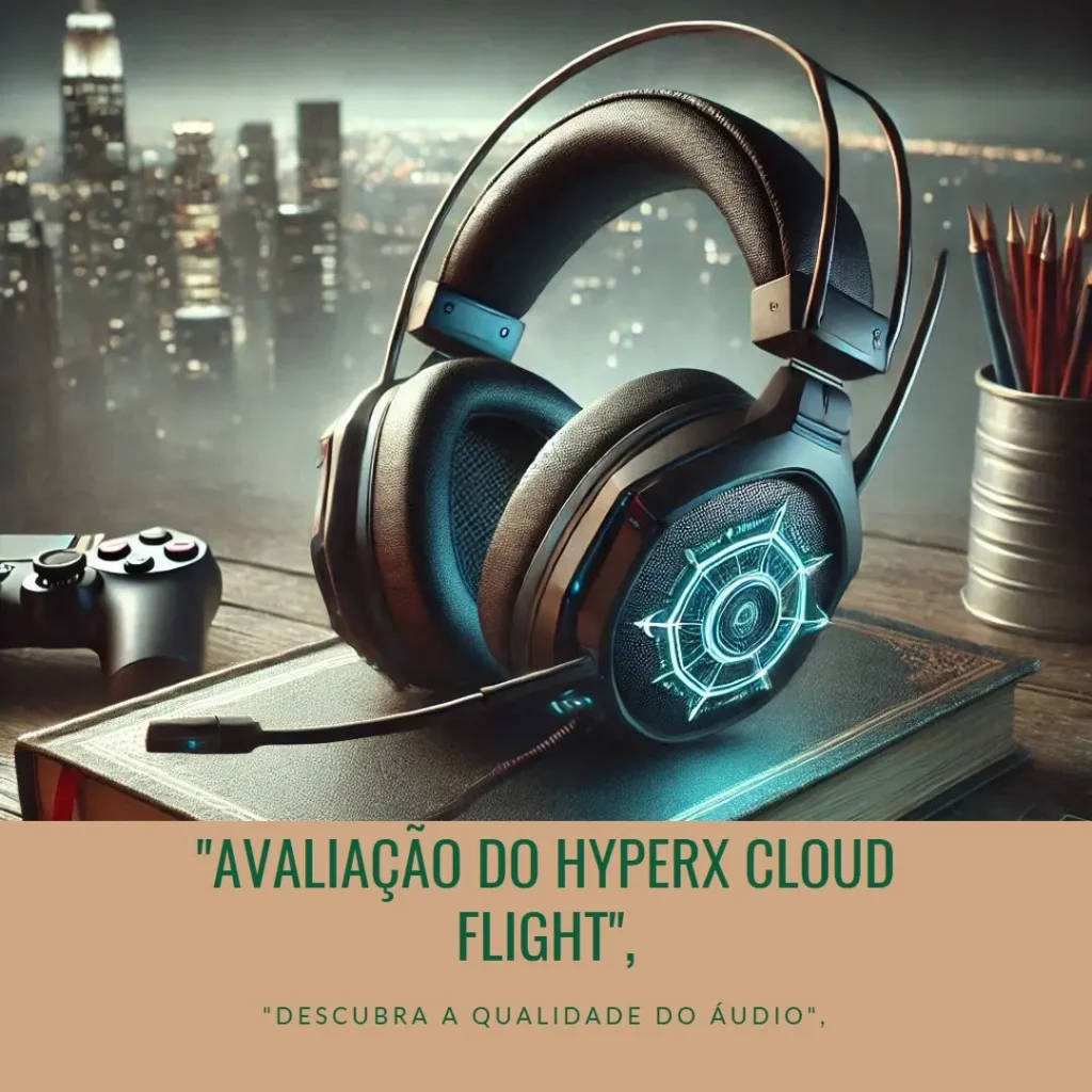 HyperX Gaming Headset Cloud Flight Wireless: Conforto e Qualidade Sem Fio