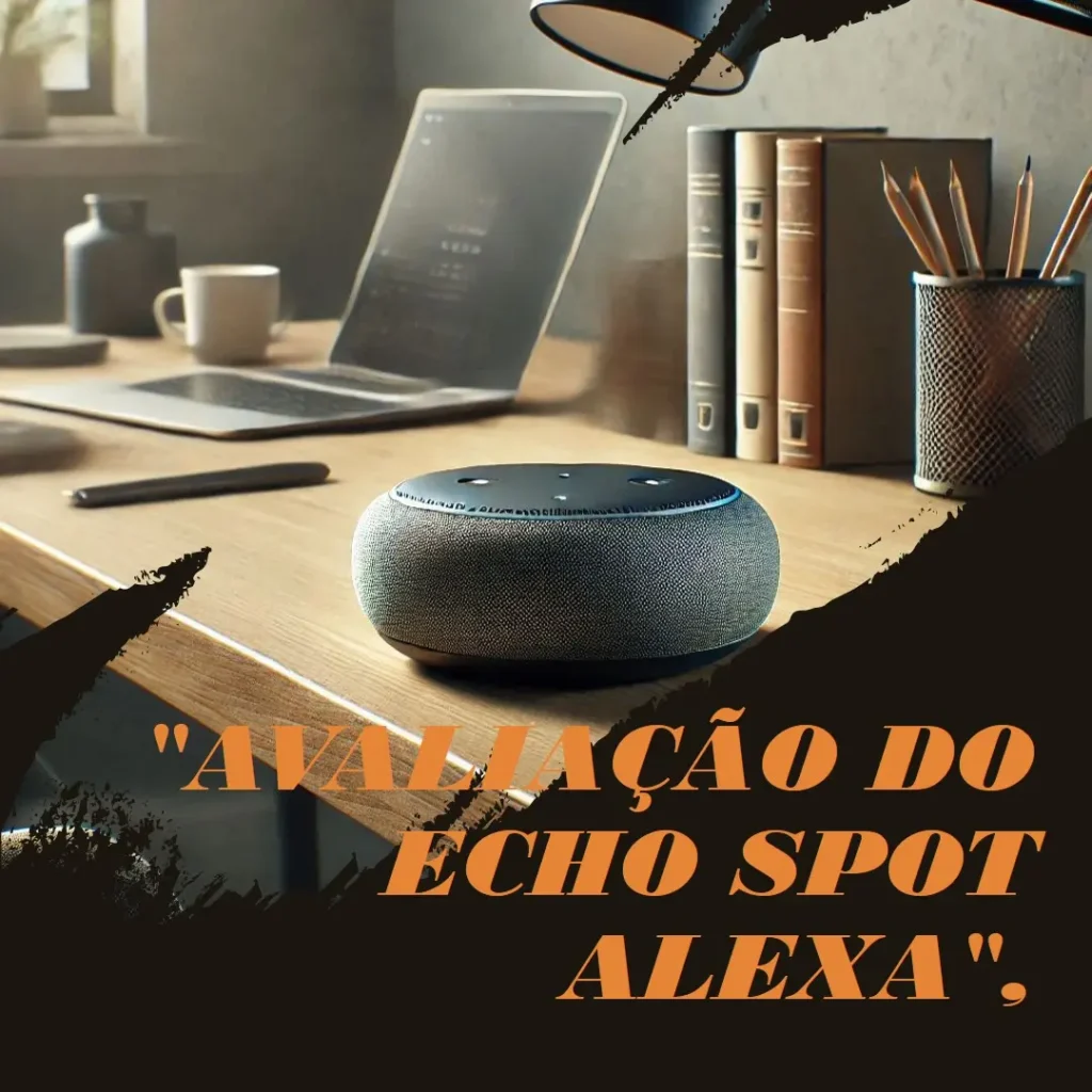 Novo Echo Spot com Alexa: Despertador Inteligente com Som Vibrante