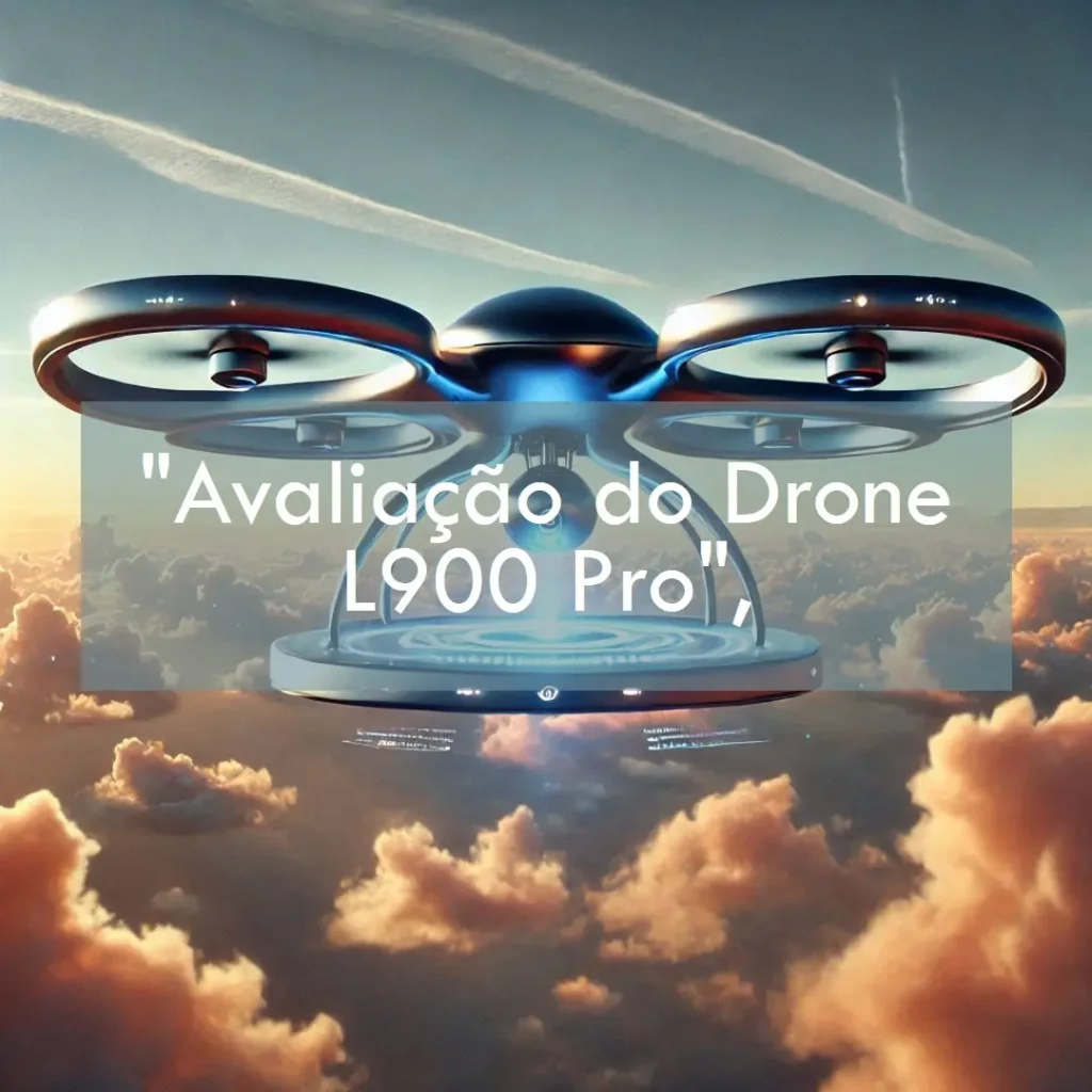 Drone L900 Pro: Câmera 4K, GPS, 5G Wi-Fi e Motores Brushless