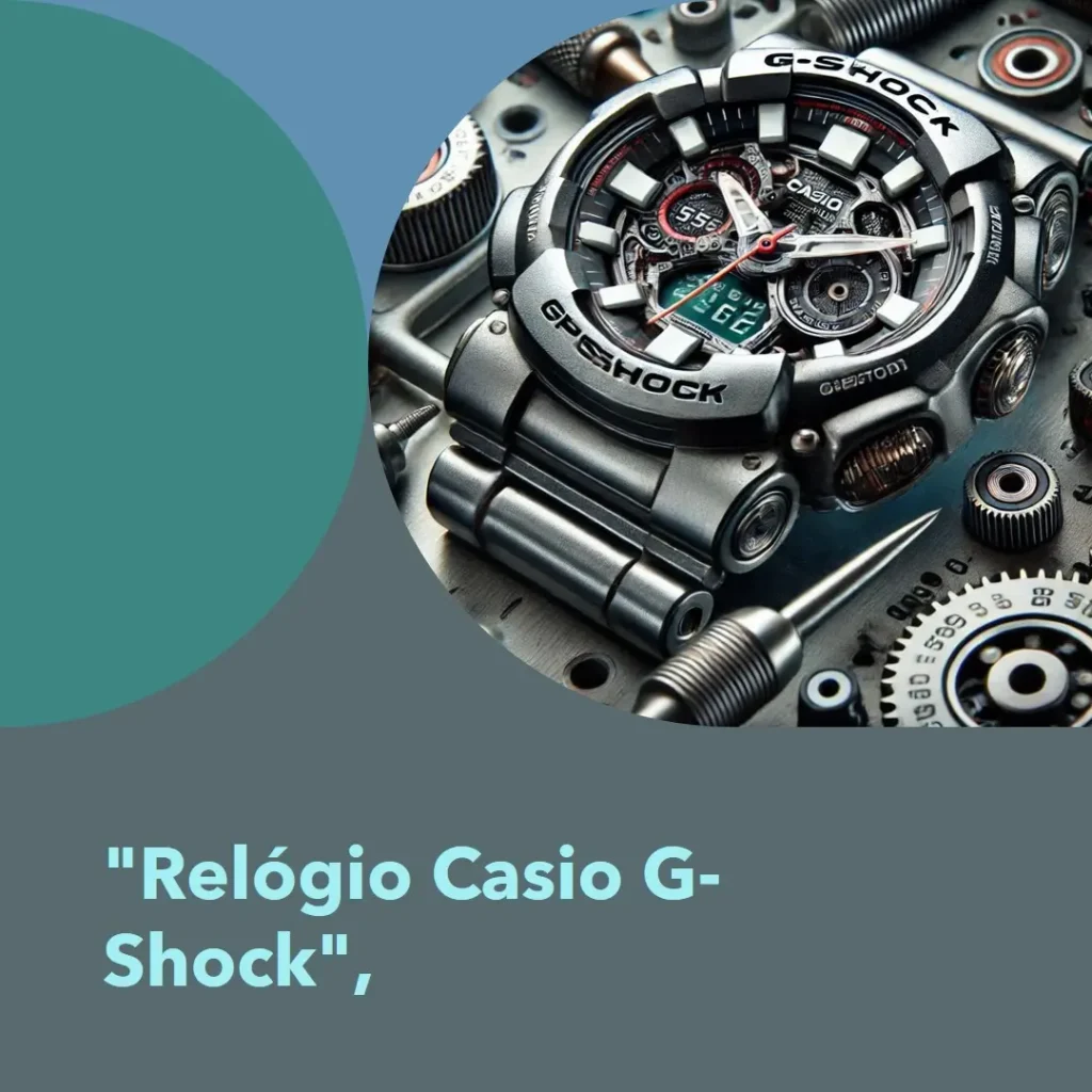 Relógio Masculino Casio G-Shock Anadigi GA-100-1A1DR - Resistente e Funcional