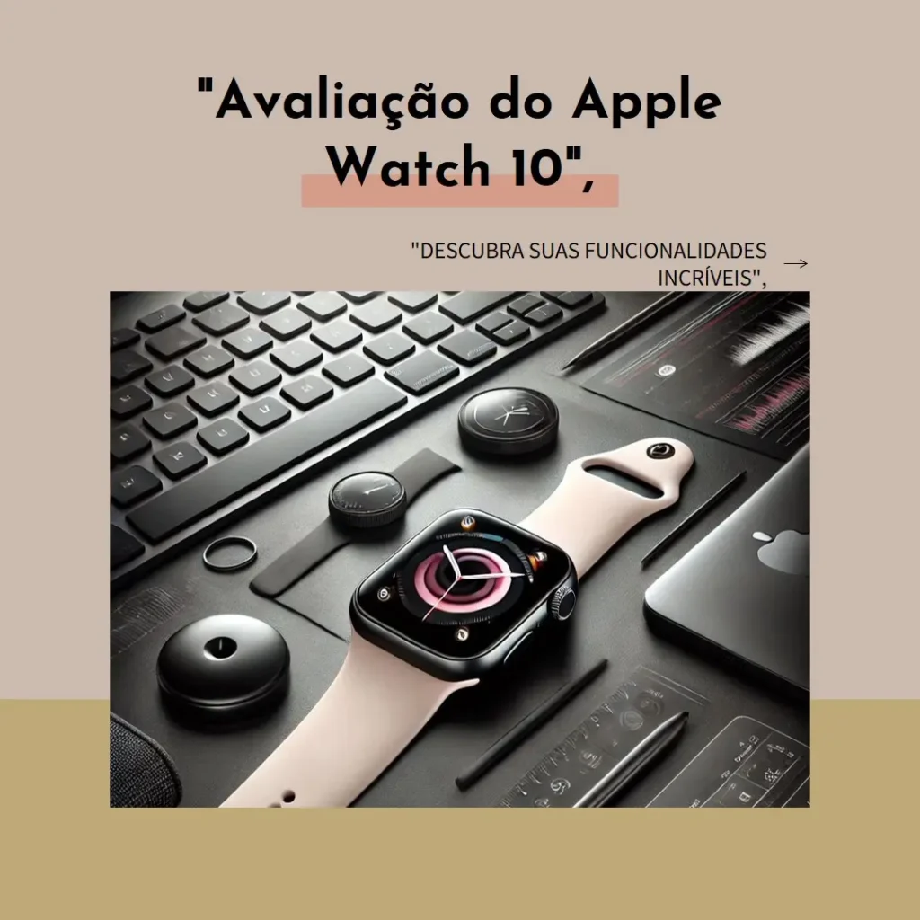 Apple Watch Series 10 GPS + Cellular • Caixa dourada de titânio – 42 mm • Pulseira esportiva estelar – P/M: Um Novo Marco em Tecnologia e Estilo