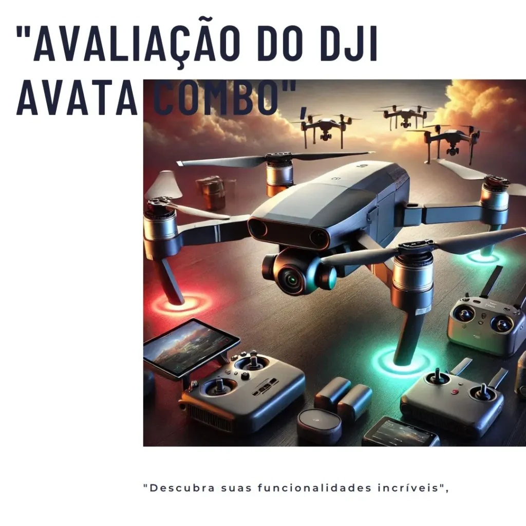 DJI Avata Fly Smart Combo DJI FPV Goggles V2: Experiência de voo imersiva e controle intuitivo