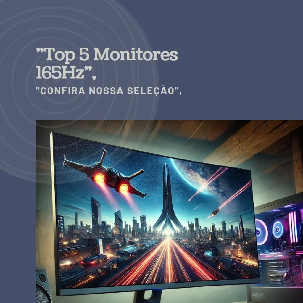 Top 5 Opções de  monitor 165hz 0.5ms