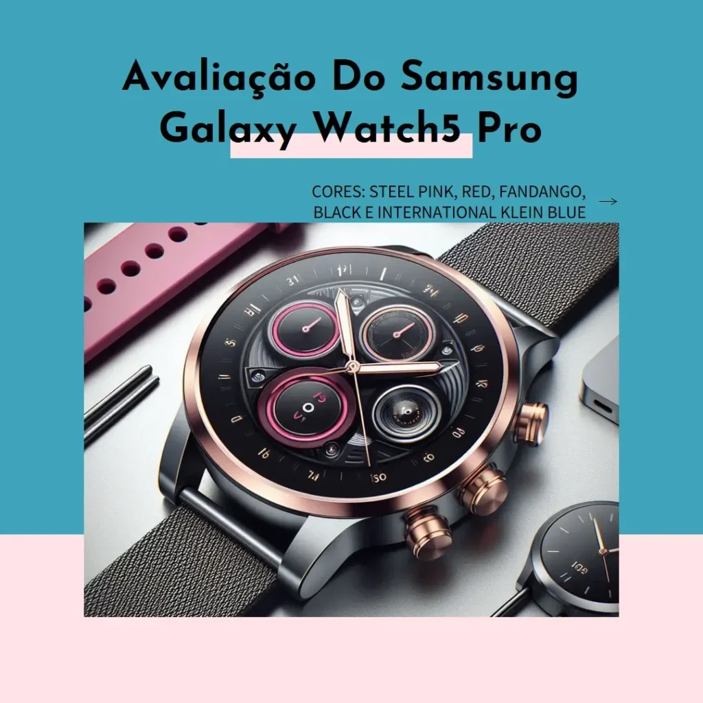 Samsung Galaxy Watch5 Pro BT 45mm - Smartwatch Resistente e Completo