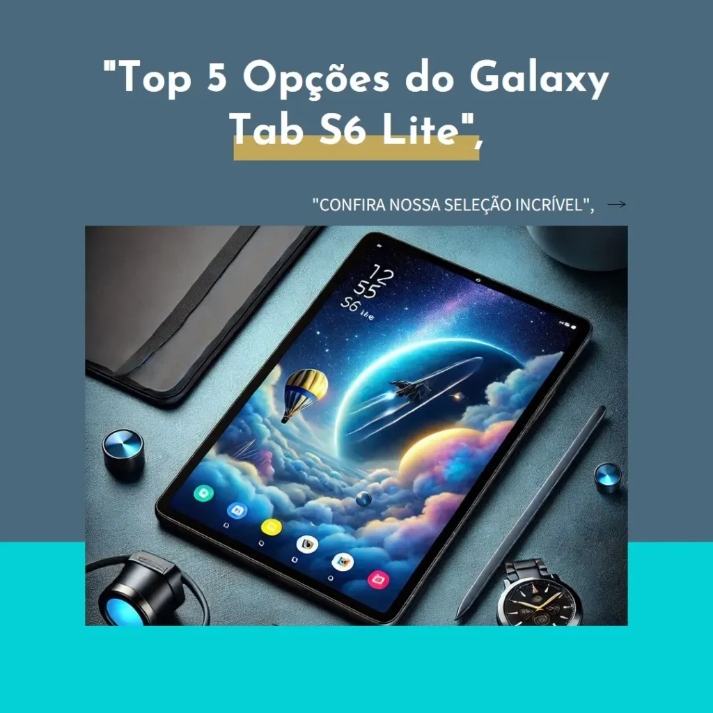 Top 5 Opções de  Samsung galaxy tab s6 lite