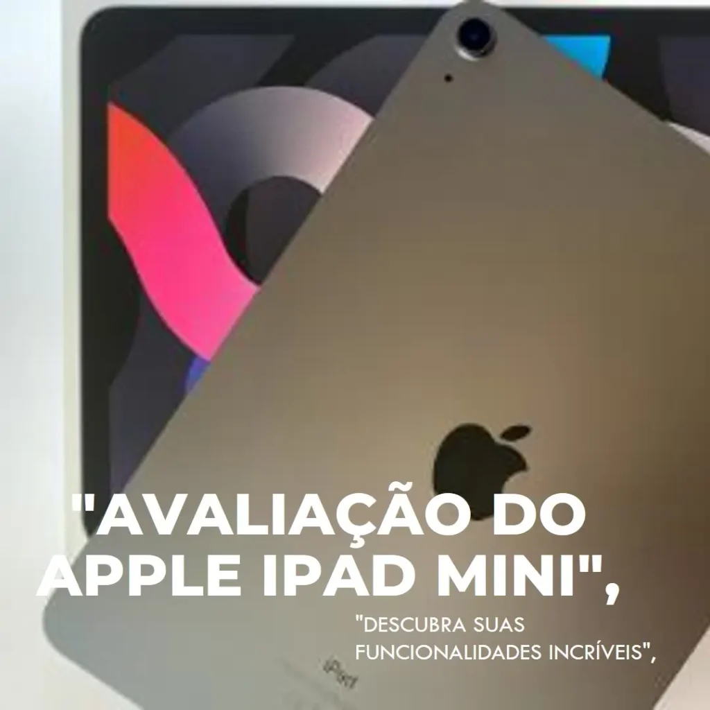 Apple iPad mini 6: 64 GB, Wi-Fi e Tela Liquid Retina