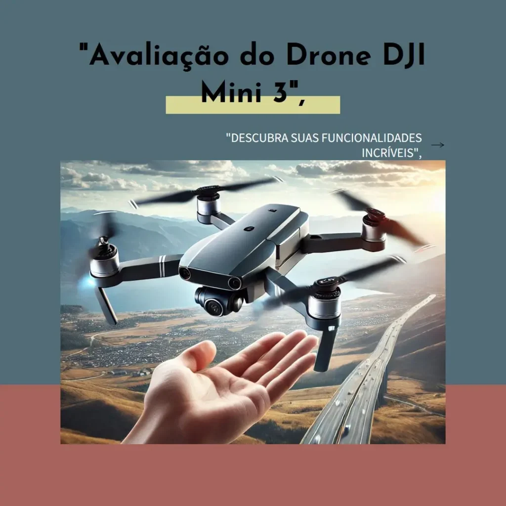 Drone DJI Mini 3 DJI RC com Tela Fly More Combo - DJI033: Potência e Versatilidade