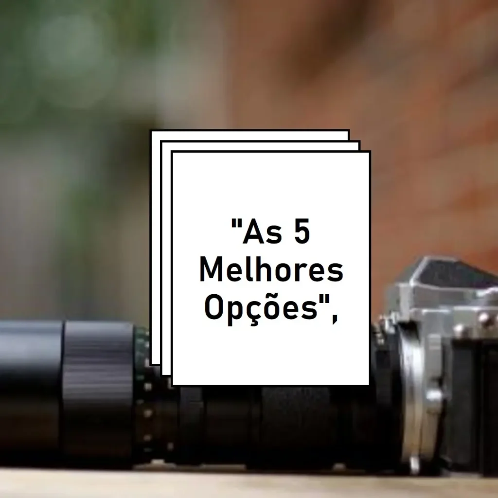 As 5 Melhores Opções de  Canon dslr Rebel t7i