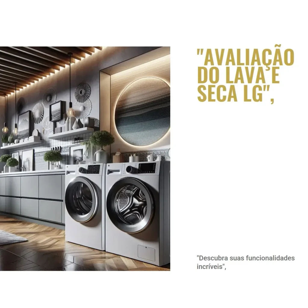 Lava e Seca Smart LG VC4 14kg Inox AI DD CV5014PC4 127V: A Revolução na Lavagem de Roupas