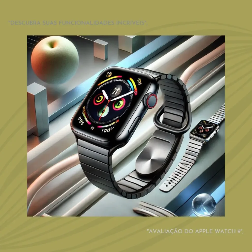 Apple Watch Series 9 GPS • Caixa de Alumínio 41mm e Pulseira Loop Esportiva