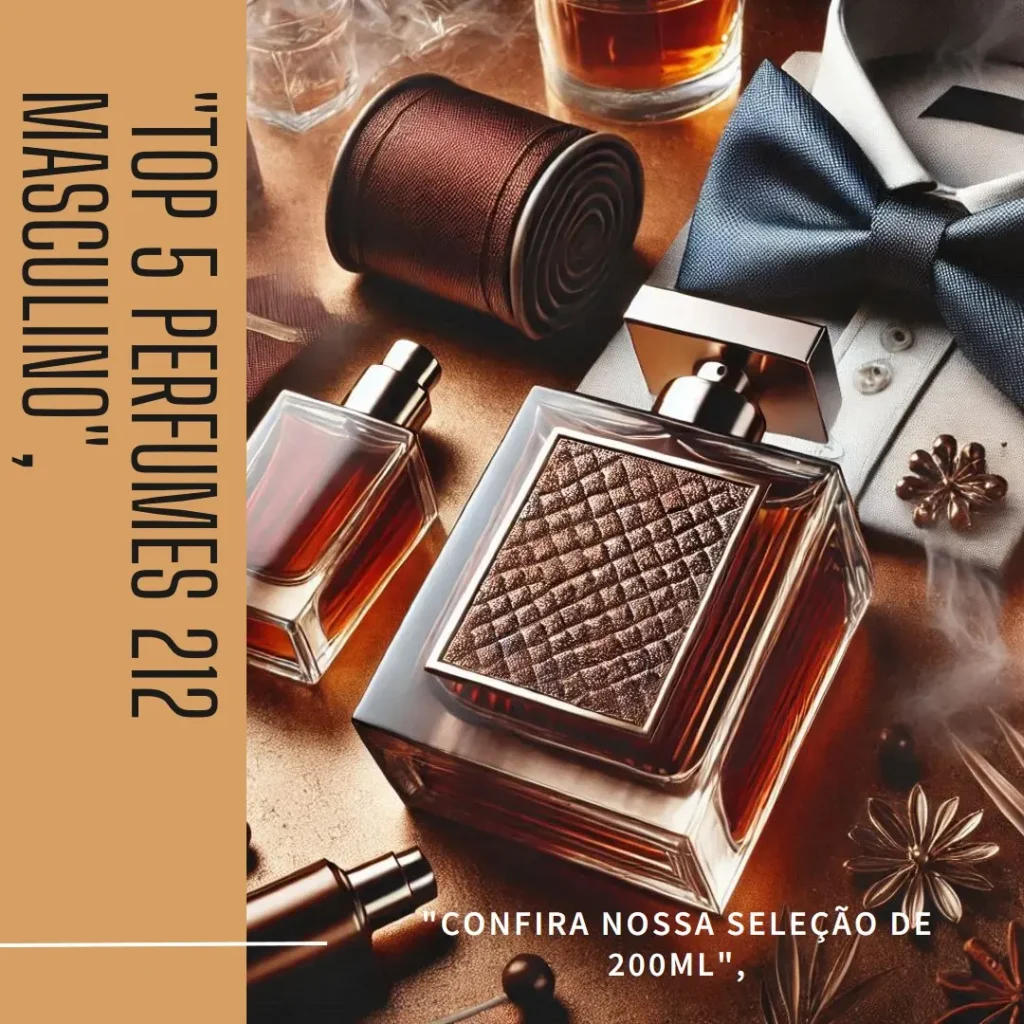 Top 5 Opções de  perfume 212 masculino 200ml