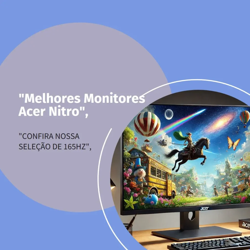 Melhores 5  monitor Acer nitro 165hz