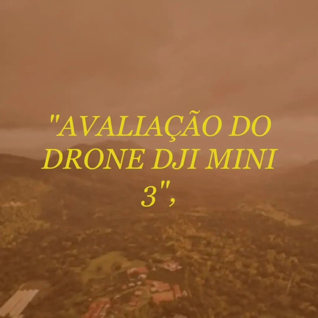 Drone DJI Mini 3 DJI RC-N1 - Gravação 4K, Resistência ao Vento e Controle Remoto