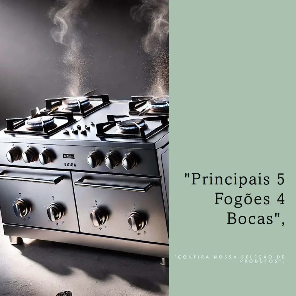 Principais 5  fogão 4 bocas Consul inox