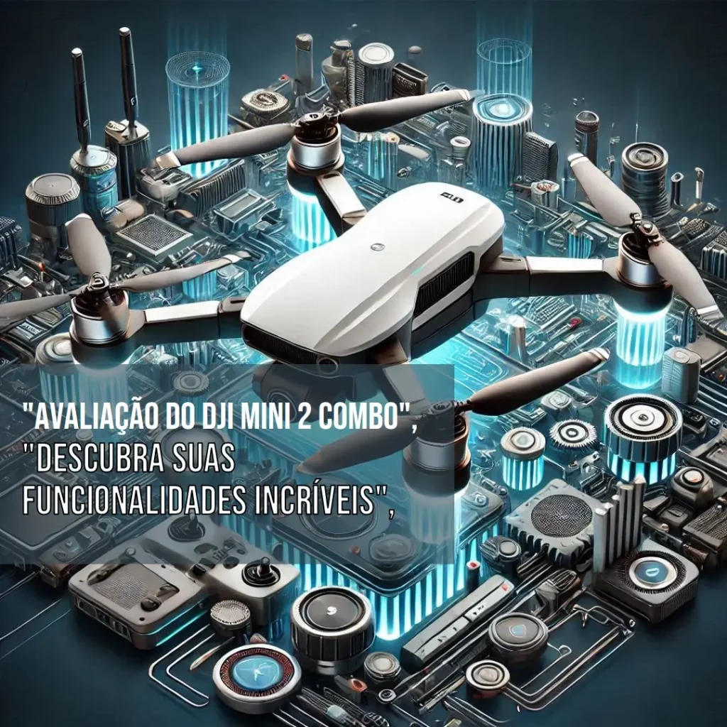 DJI Mini 2 Fly More Combo: Drone Portátil com Câmera 4K e Longo Alcance