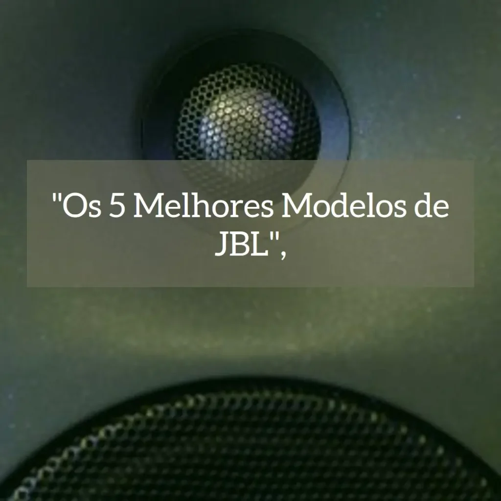 Os 5 Melhores Modelos de  JBL partybox com microfone