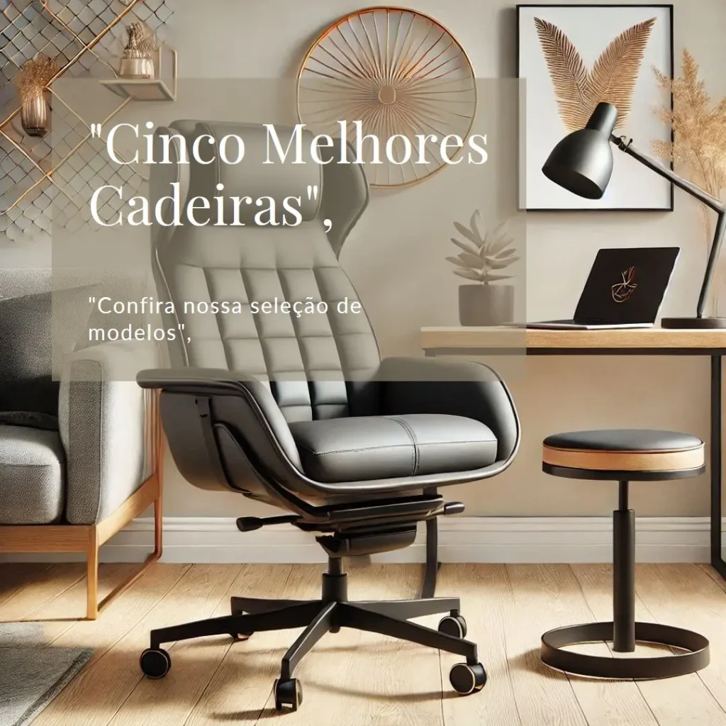 Cinco Melhores Modelos de  melhor cadeira ergonomica