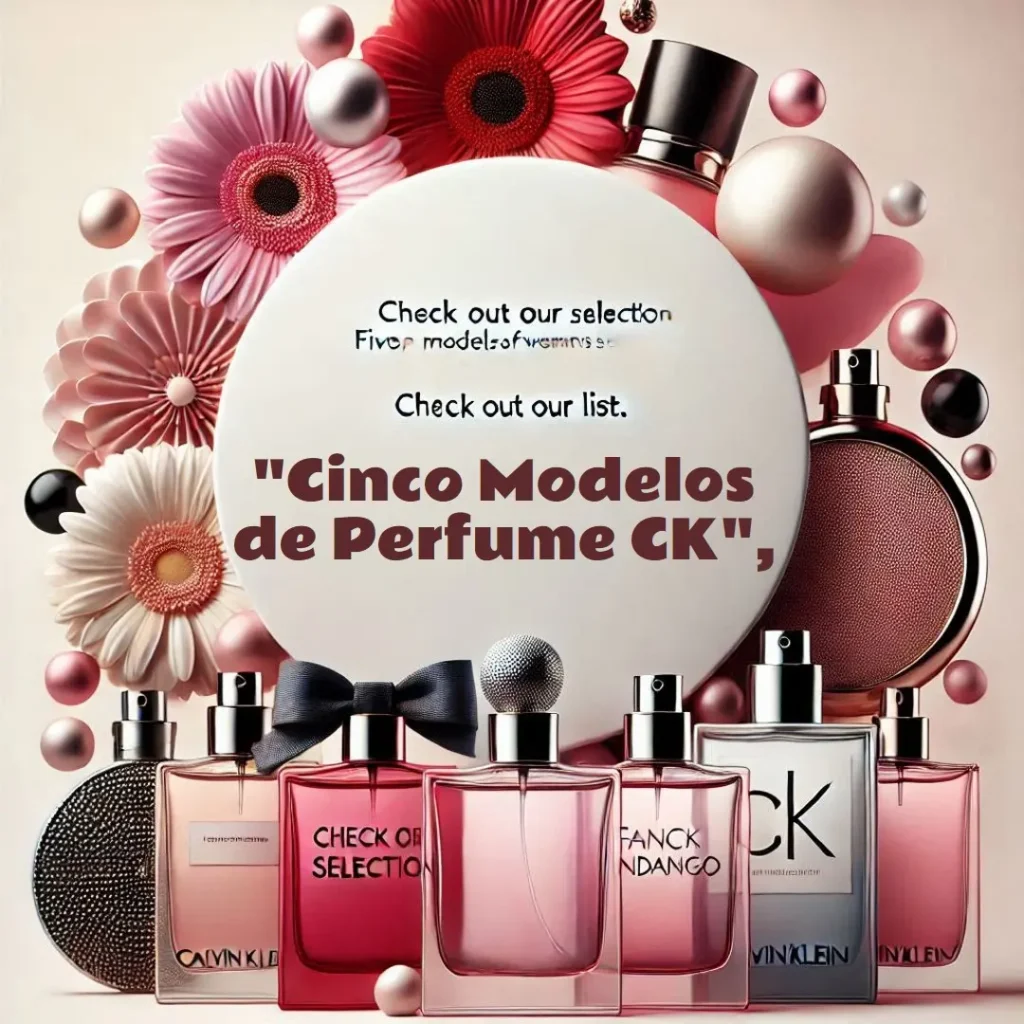 Cinco Principais Modelos de perfume feminino da calvin klein