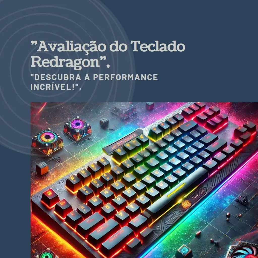 Teclado Redragon K617 Fizz 60% RGB com fio: Compacto e Eficiente para Gamers