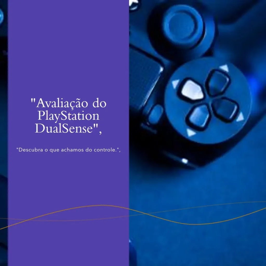 PlayStation DualSense Controle Sem Fio – Design e Tecnologia Inovadora