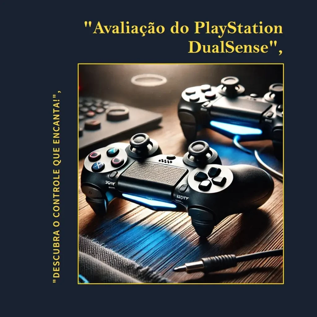 PlayStation DualSense Controle sem fio – Midnight Black: Tecnologia e Conforto nas Suas Mãos