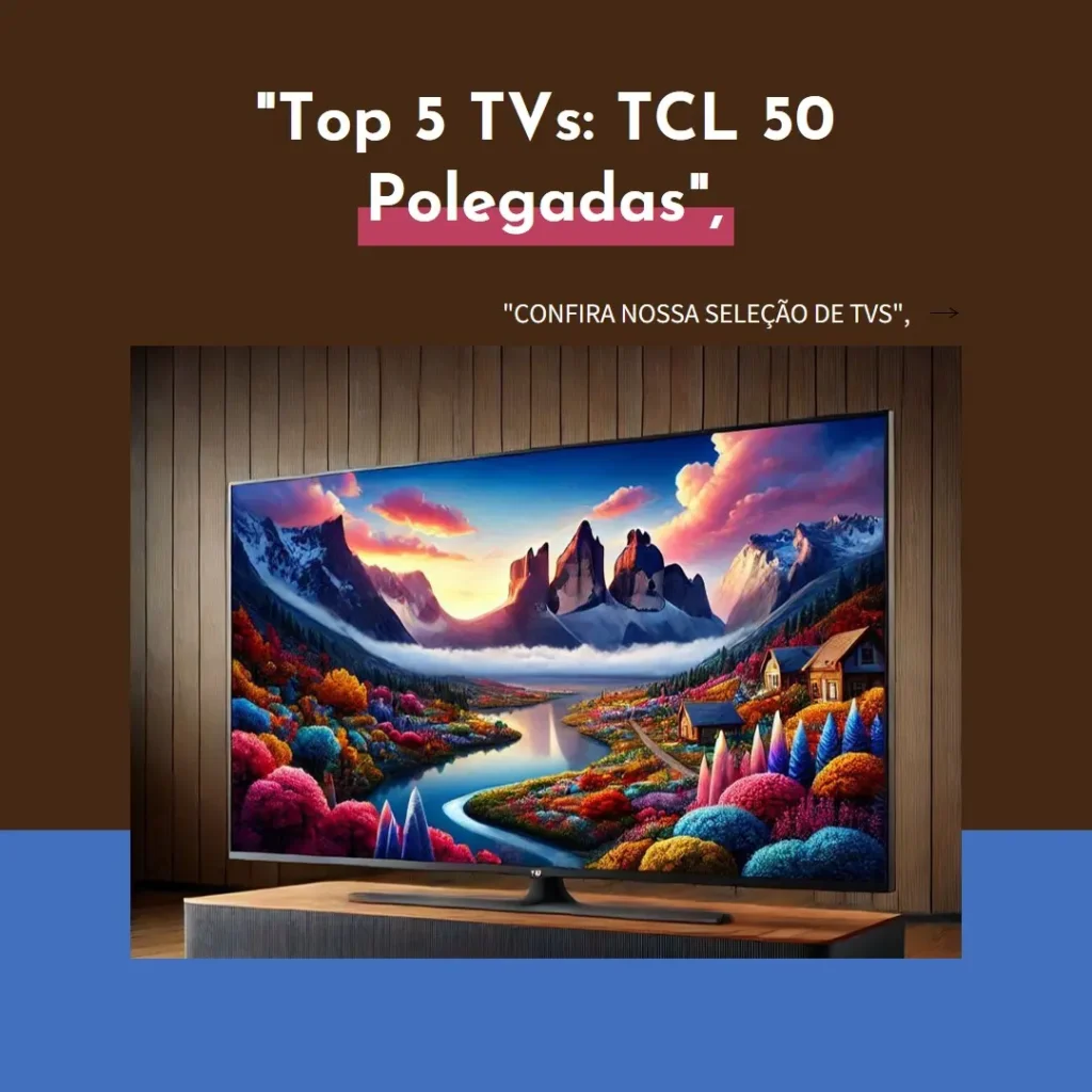 Lista de 5 Melhores:  TV TCL 50 polegadas