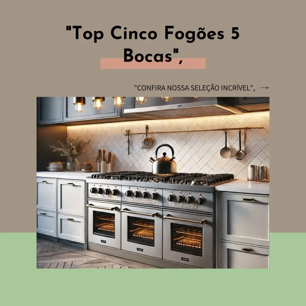 Top Cinco  fogão 5 bocas