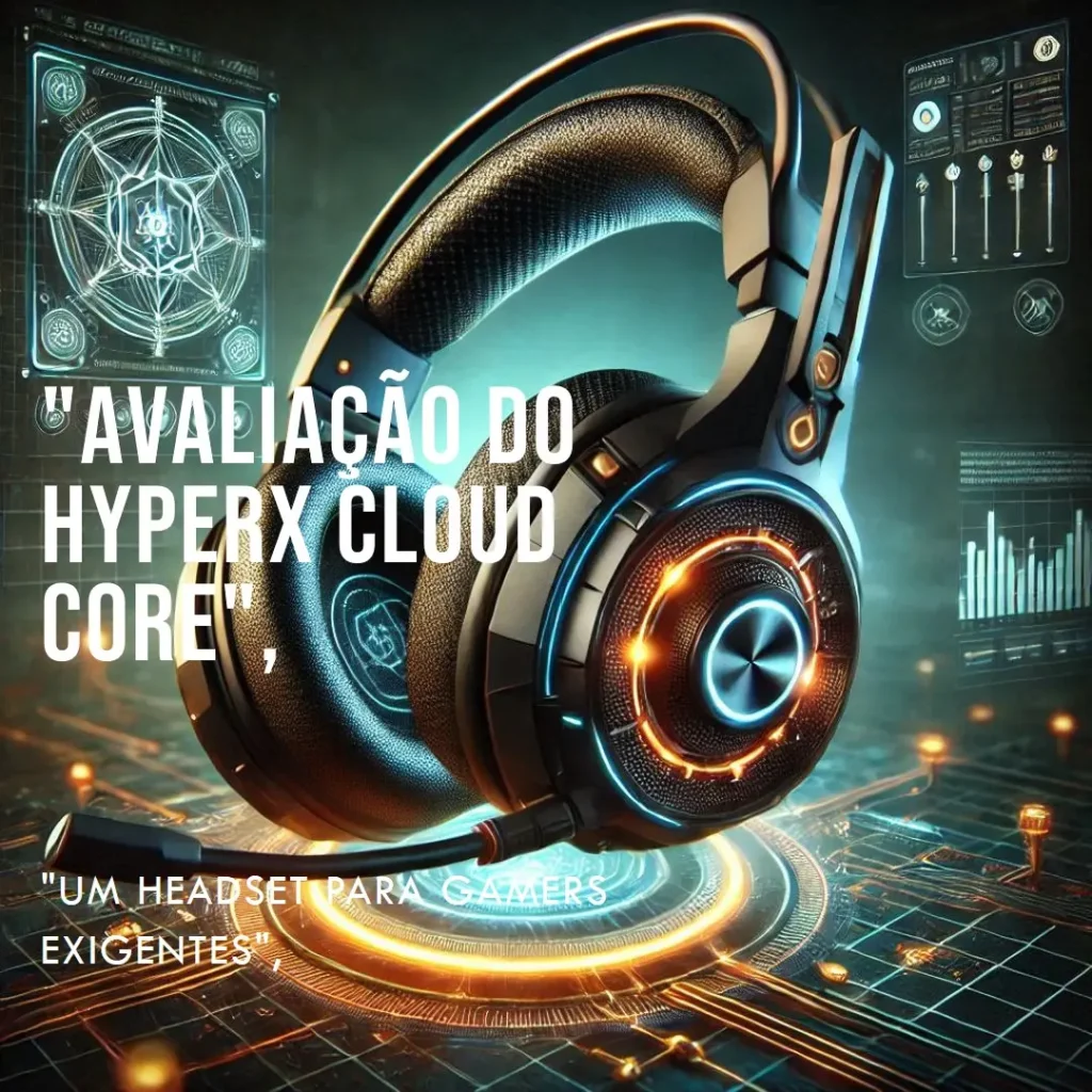 HyperX Cloud Core: Fone de Ouvido para Jogos com Som 7.1 e Microfone Removível