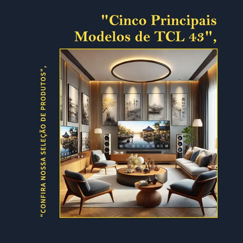 Cinco Principais Modelos de  TCL 43